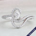 Oval Cut Lab Grown Diamond Bridal Engagement Ring