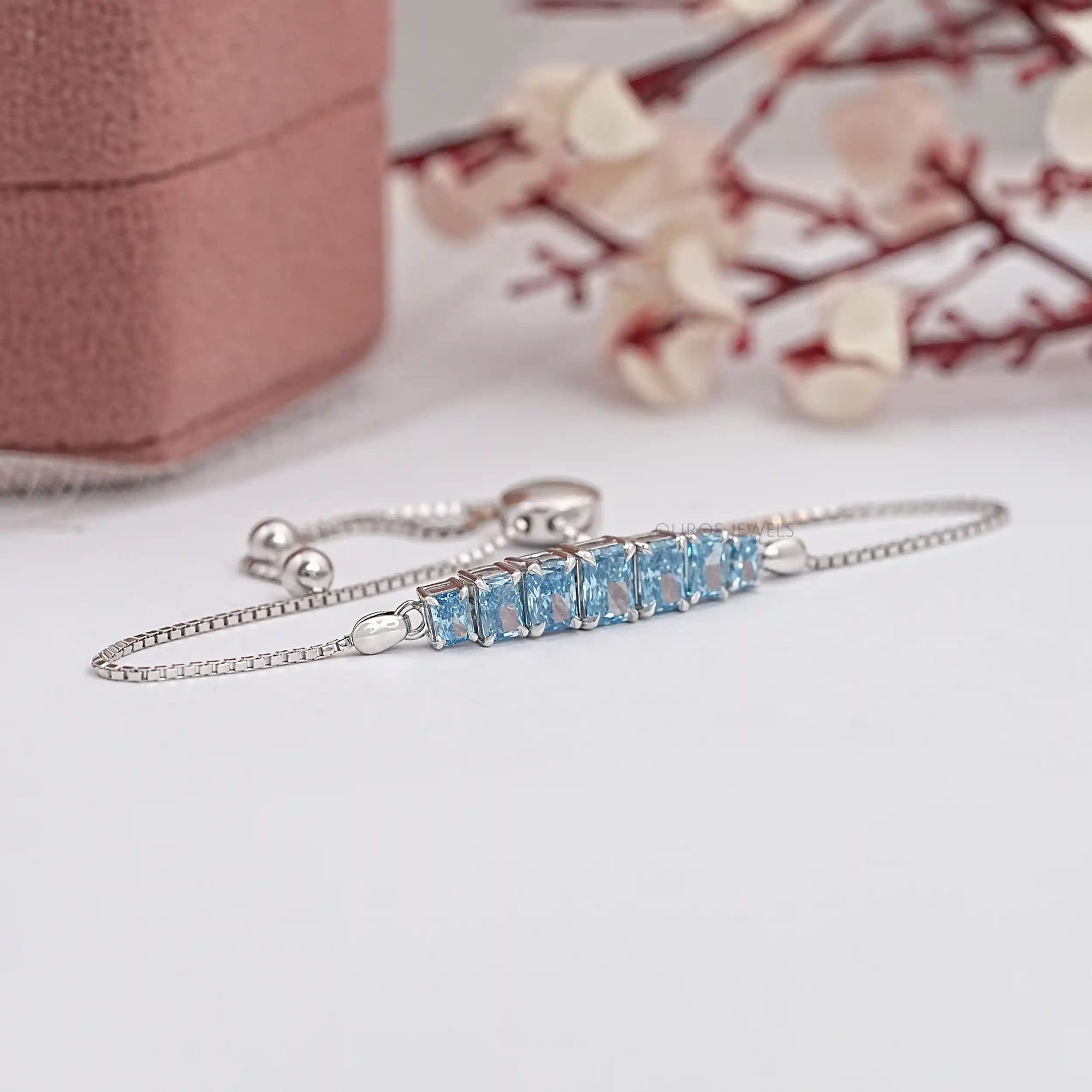 Fancy Color Diamond Chain Bracelet Bracelet