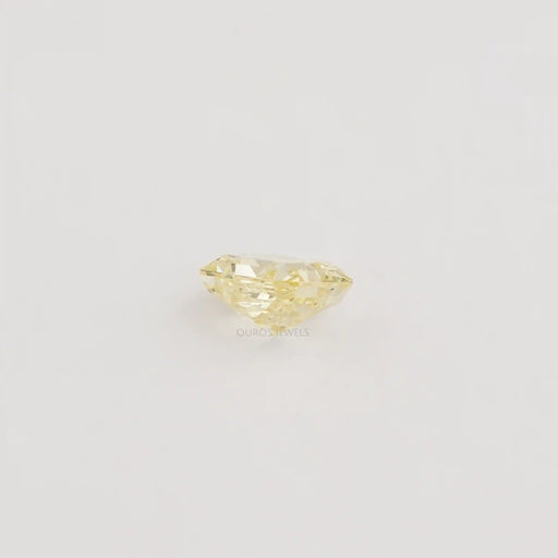 Fancy Yellow Radiant Cut Lab Created Diamond Loose