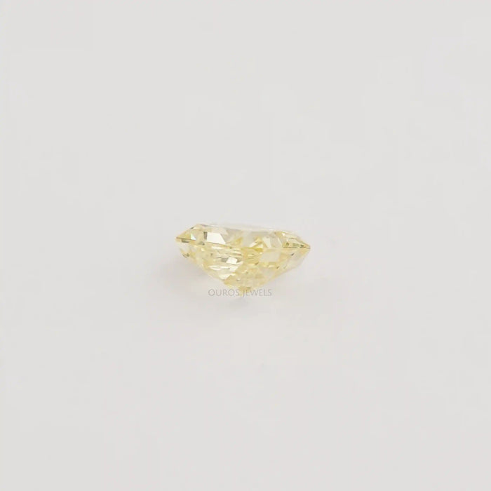 Fancy Yellow Radiant Cut Lab Created Diamond Loose