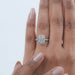 Radiant Cut Halo Lab Diamond Engagement Ring Rings