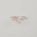 Side View of Pink Loose Radiant Shape Diamond 