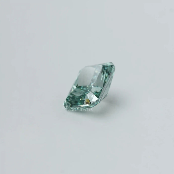 [Left Side View Of 1.81 Carat Green Color Lab Diamond]-[Ouros Jewels]