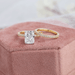 [3.00 Carat Radiant Cut Lab Diamond Wedding Ring Set]-[Ouros Jewels]