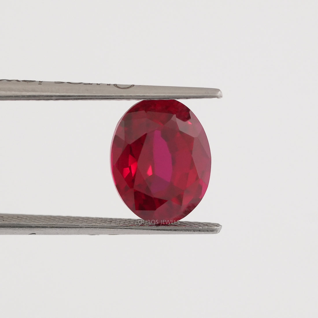 Ruby Oval Cut Gemstone Loose