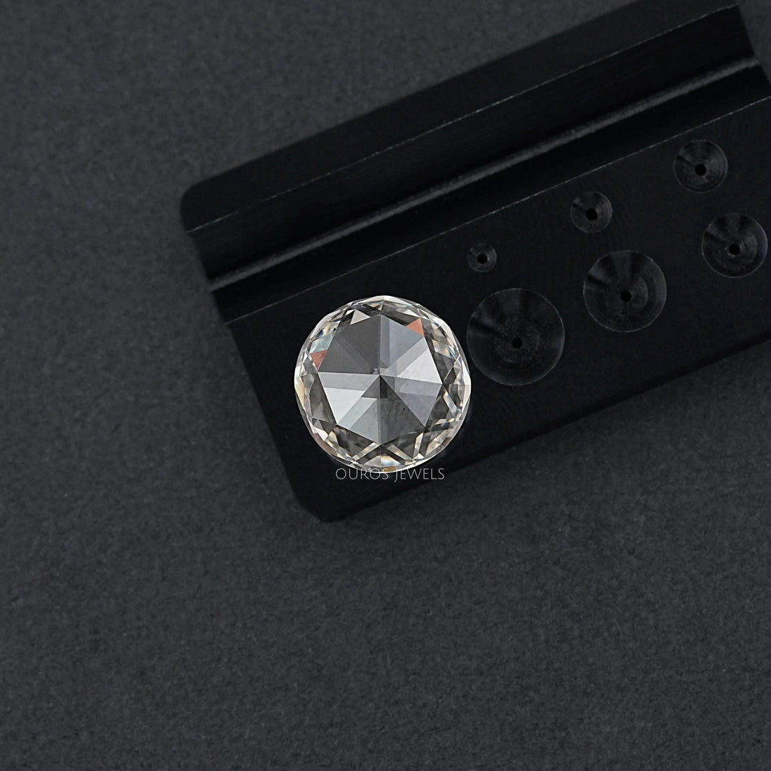 Rose Cut Round Lab Grown Diamond