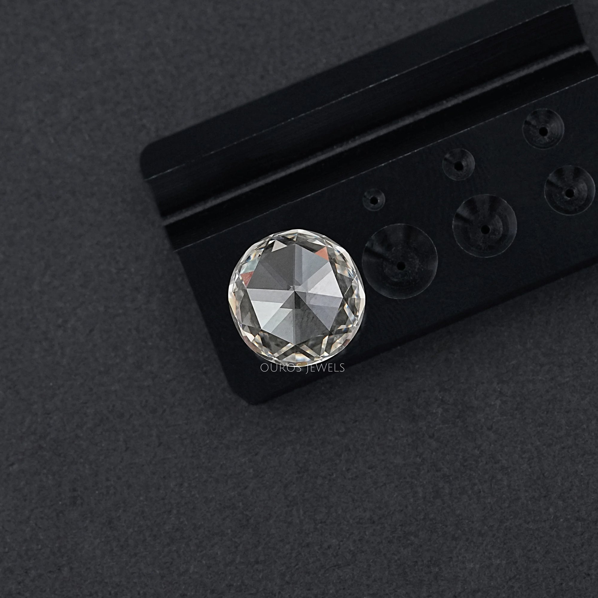 Rose Cut Round Lab Grown Diamond