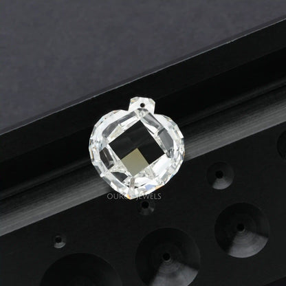 5.25 Carat Rose Cut Heart Lab Grown Diamond