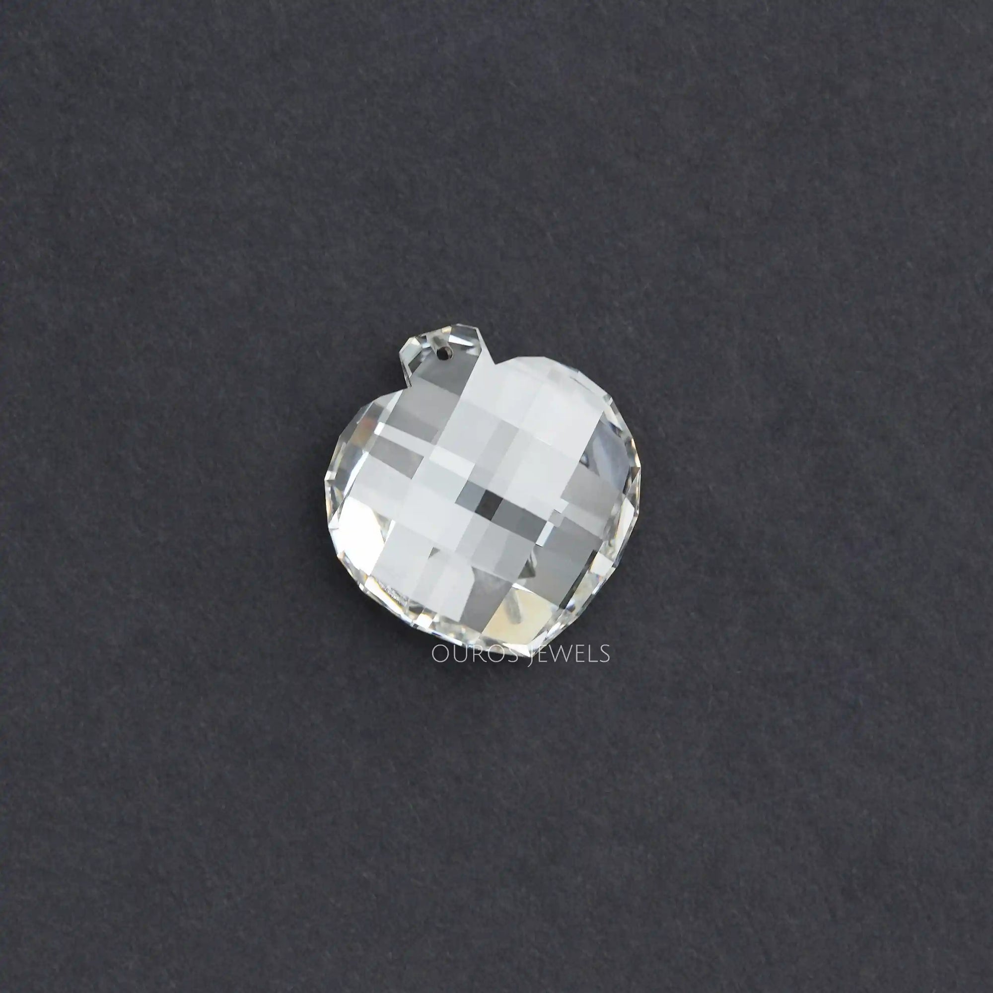 5.25 Carat Rose Cut Heart Lab Grown Diamond