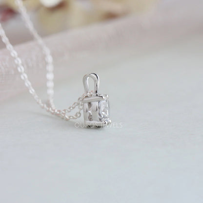 Round Lab Grown Diamond Bail Pendant FREE GIFT Necklaces