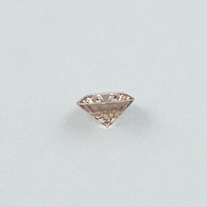 Round Cut Brown Lab Grown Diamond Loose