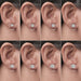 IGI Certified Round Lab Grown Diamond Stud Earrings Earring
