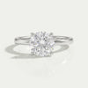 IGI Certified Round Lab Grown Diamond Solitaire Engagement Ring