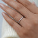 Round Lab Diamond Pave Set Wedding Band Rings