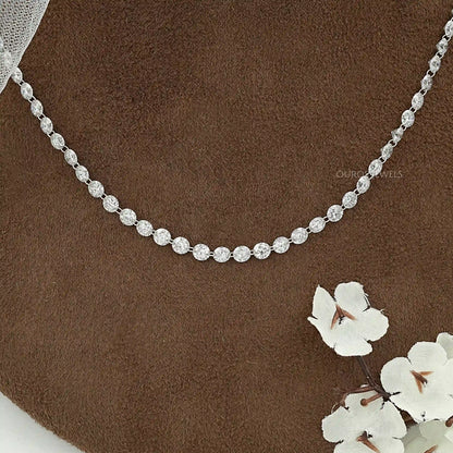 Drill Lab Diamond Tennis Necklace