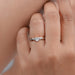 Cat Cut Lab Diamond Engagement Ring Ring
