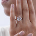 Round Shape Hidden Halo Semi Mount Engagement Ring Rings