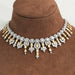 [Yellow Multi Shape Bridal Necklace]-[Ouros Jewels]