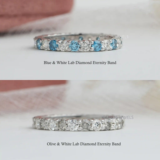 [Round Diamond Wedding Band]-[Ouros Jewels]