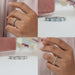 [Collage of Round Diamond Eternity Wedding Band]-[Ouros Jewels]