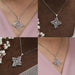 [Collage of Round Cut Intersecting Lines Pendant for Women]-[Ouros Jewels]