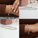 [Collage of Round Cut Lab Diamond Bracelet]-[Ouros Jewels]