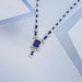 Sapphire Emerald And Pear Diamond Necklace