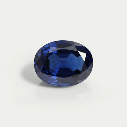 Oval Cut Lab Sapphire Gemstone Loose