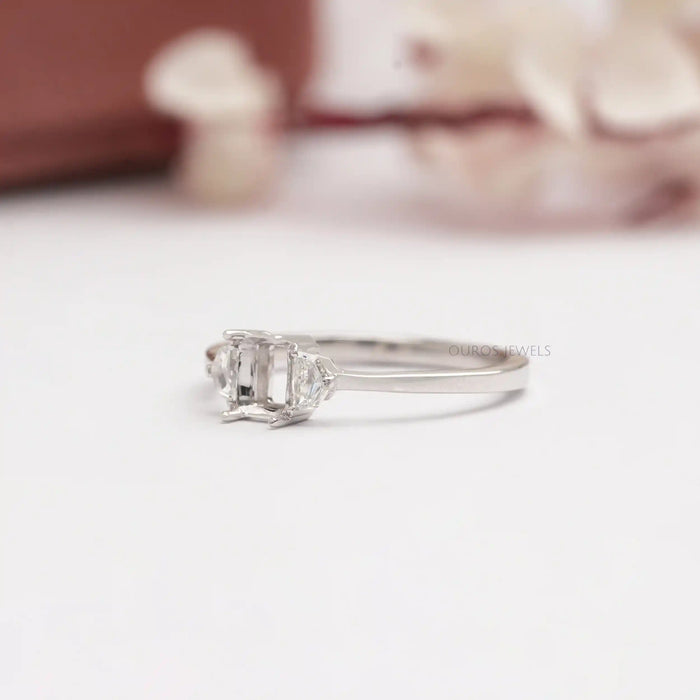 Cadillac Cut Side Diamond Ring 