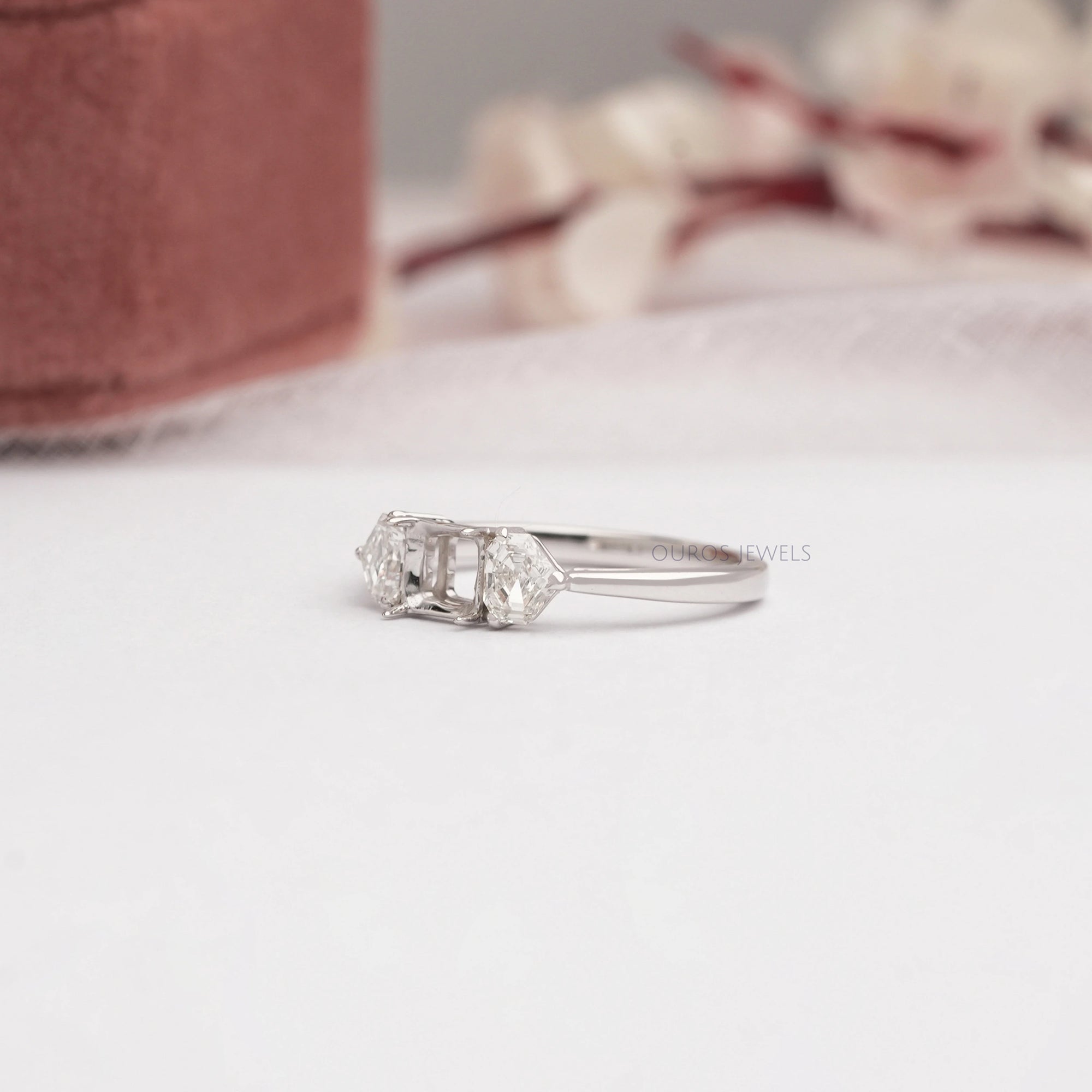 Step Cut Bullet Shape Lab Diamond Matching Pair Loose