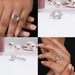 [ Collage of Oval Shape Semi Mount Engagement Ring]-[Ouros Jewels]