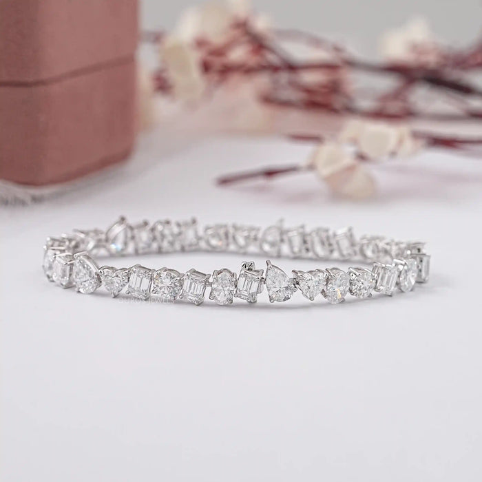 Brilliant Multi Shape Lab Diamond Bracelet Bracelet