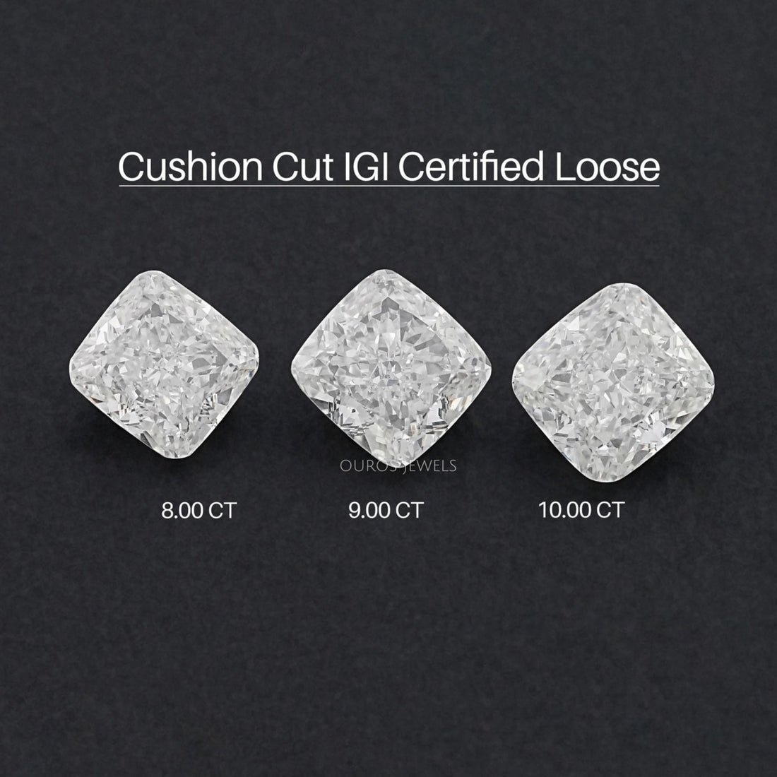 Certified Cushion Cut Lab Grown Diamond