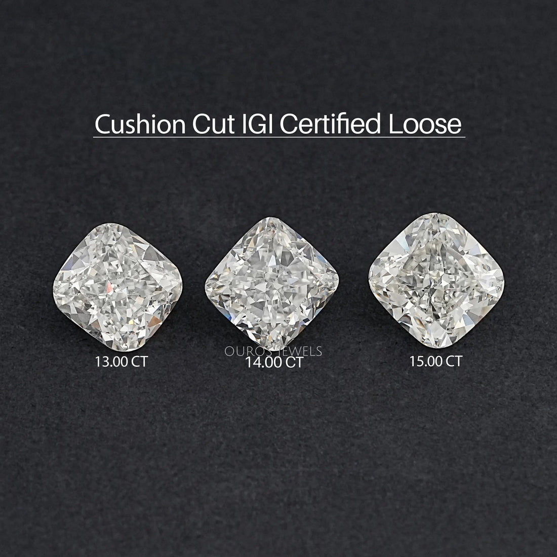 Certified Cushion Cut Lab Grown Diamond