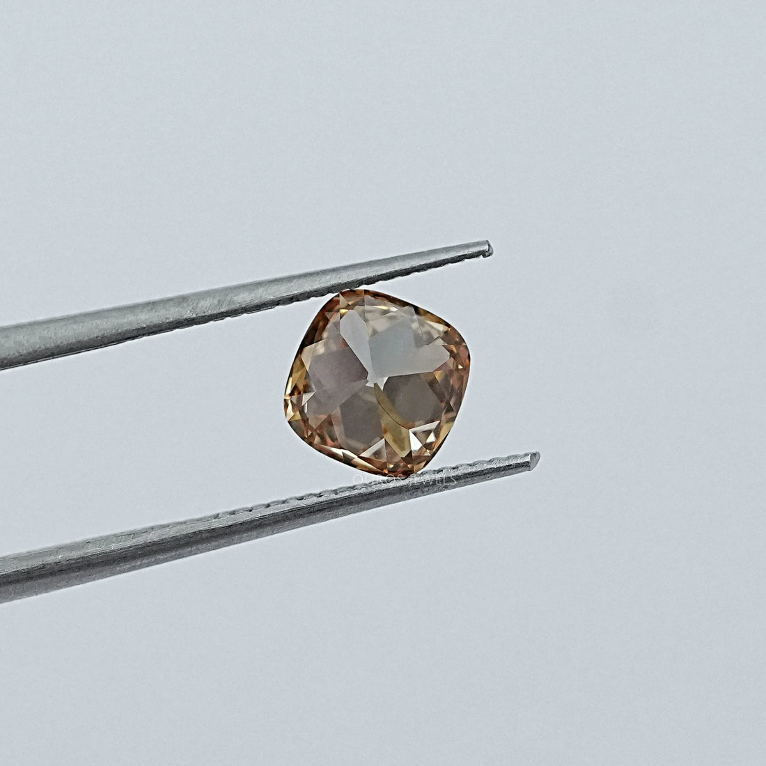 Champagne Square Old Mine Cushion Cut Diamond Loose
