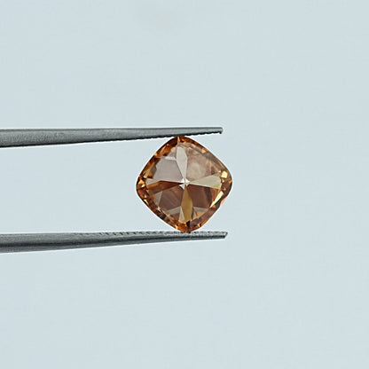 Champagne Square Old Mine Cushion Cut Loose Diamond Loose