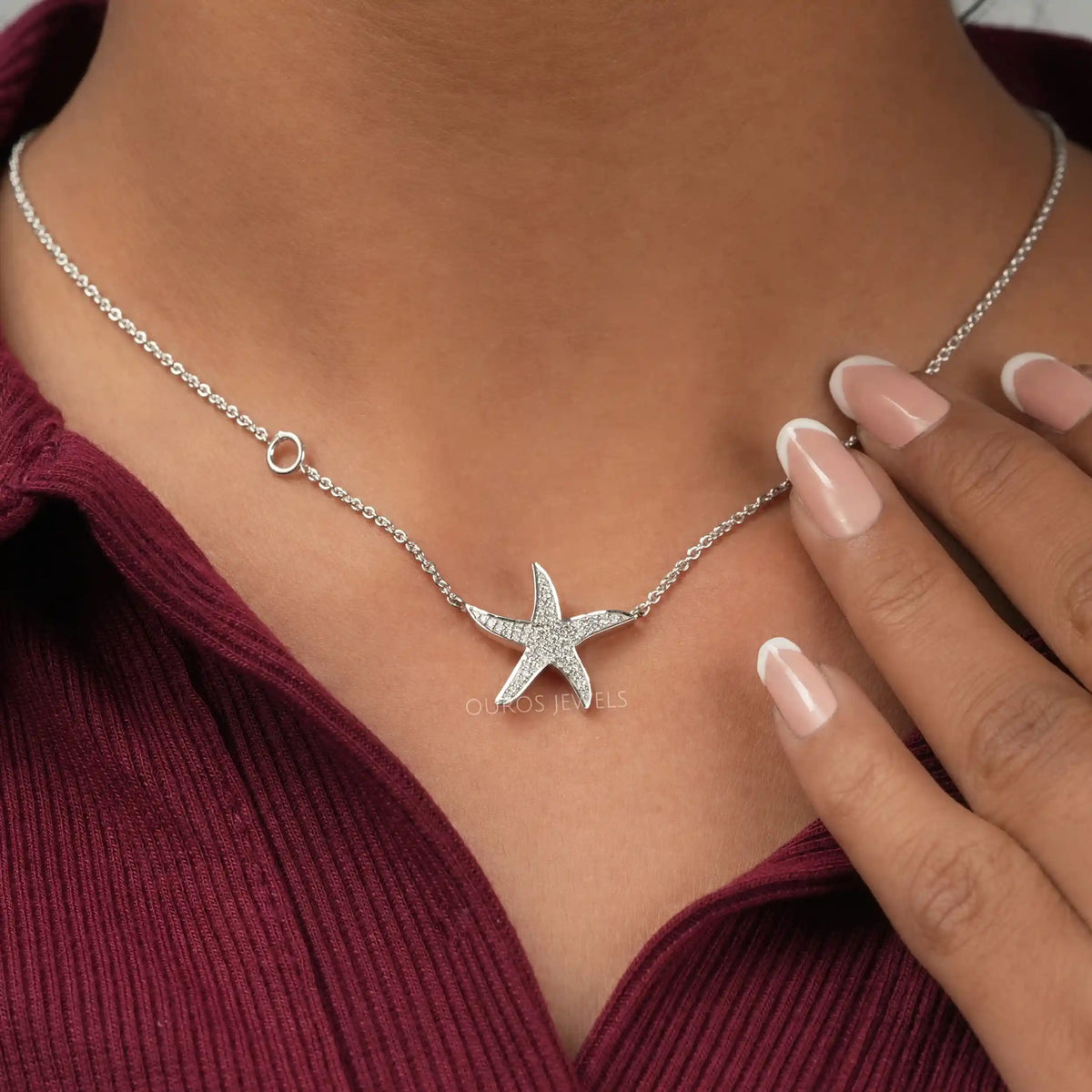 Diamond starfish pendants Clearance