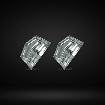 Step Cut Cadillac Shape Lab Diamond Matching Pair Loose