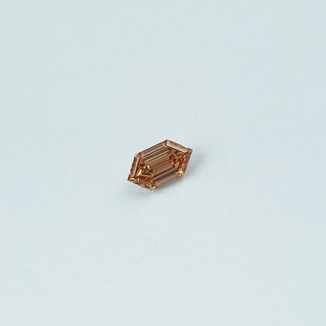 Step Cut Dutch Marquise Lab Champagne Diamond Loose