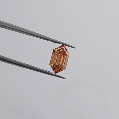 Champagne Step Cut Dutch Marquise Lab Diamond Loose