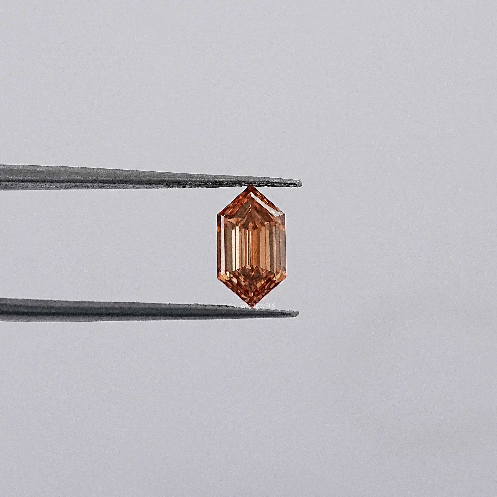 Champagne Step Cut Dutch Marquise Lab Diamond Loose