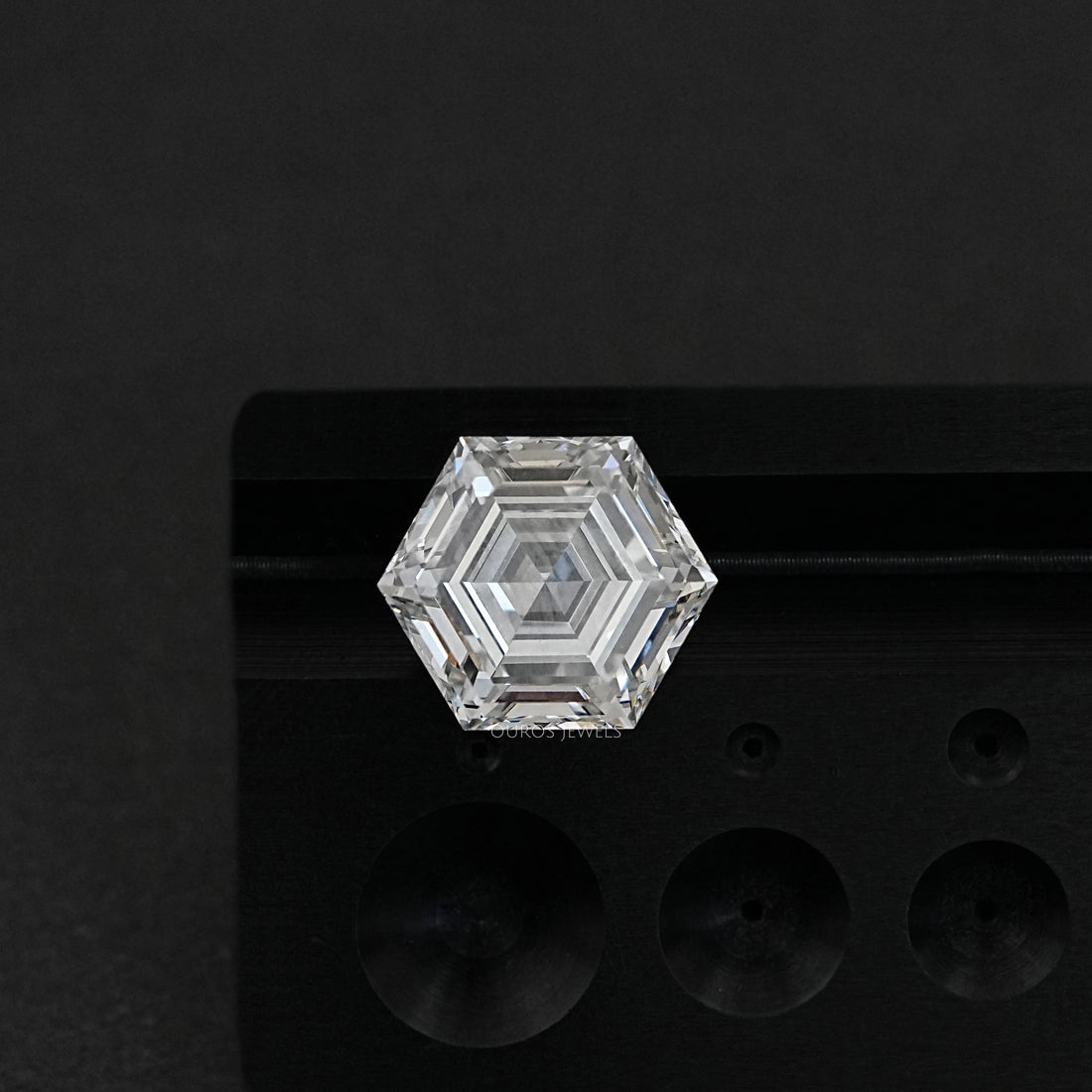 Step Cut Hexagonal Lab Antique Loose Diamond