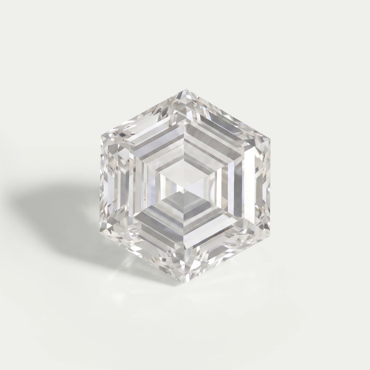Step Cut Hexagonal Lab Antique Loose Diamond