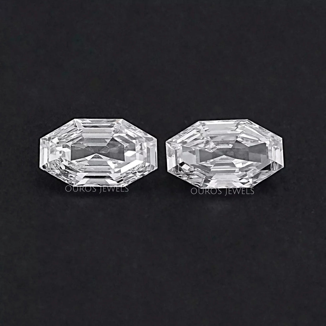 Step Cut Octagon Lab Diamond Matching Pair Loose