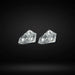 Step Cut Shield Lab Diamond Pair Loose