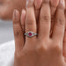 Ruby Cushion Gemstone Split Shank Halo Ring
