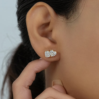Heart And Cushion Cut Toi Moi Stud Earrings Earrings