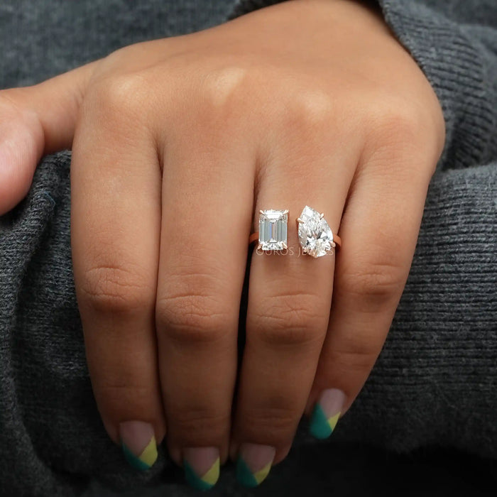 A Women wearing a Diamond Ring