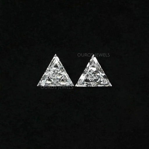 Matching Pair of Loose Triangle Cut Diamond 