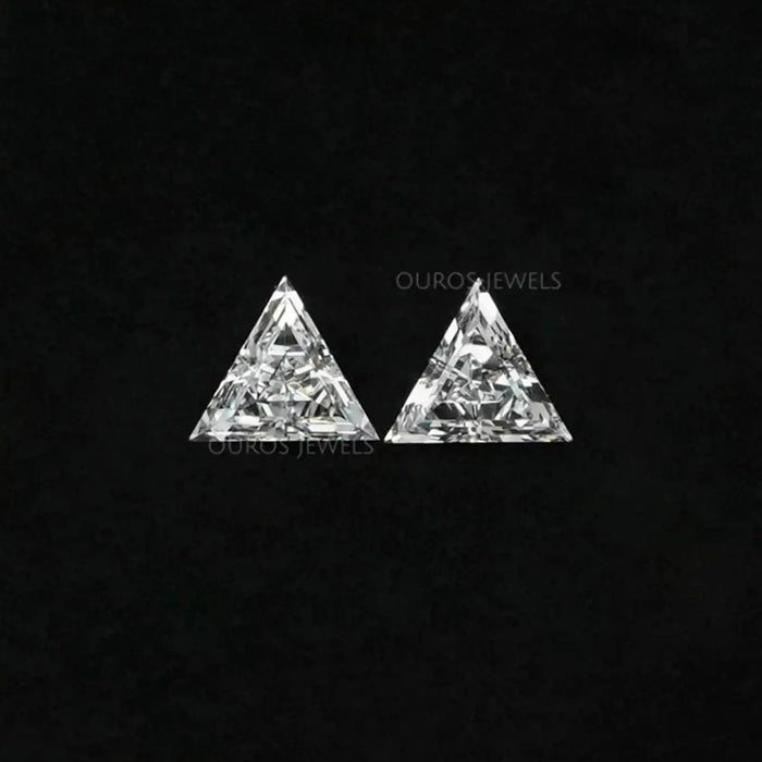 Matching Pair of Loose Triangle Cut Diamond 